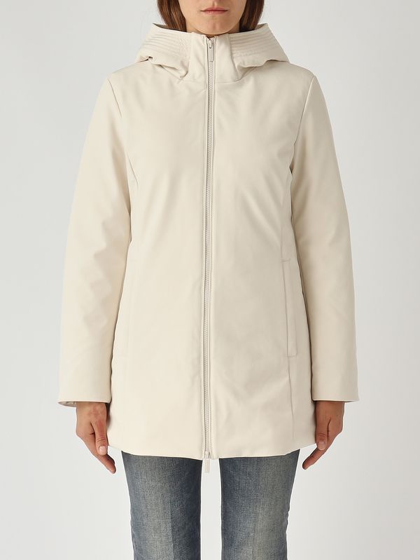 1. Parka de mujer Firth de softshell Crema Woolrich cfwwou2045frut3496