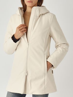 5. Parka de mujer Firth de softshell Crema