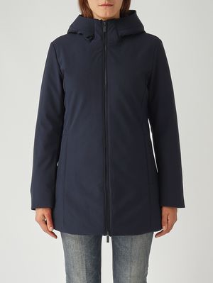 Parka donna Firth in softshell Navy Woolrich