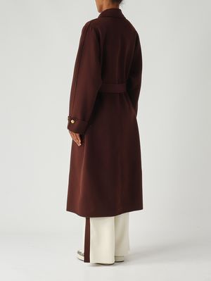 4. Women's wool coat Coffee