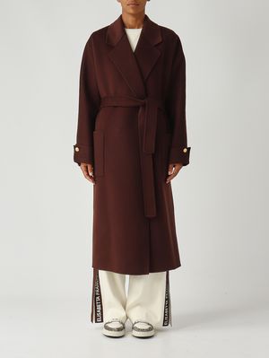 1. Women's wool coat Coffee
