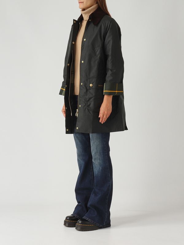 3. Veste femme Beadnell en coton ciré Sage Barbour lwx1404