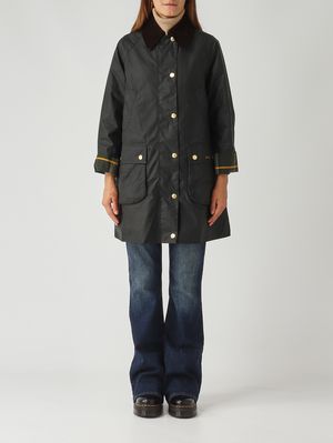 Beadnell women's jacket in waxed cotton Sage Barbour