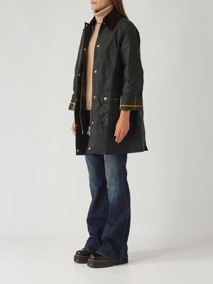 3. Veste femme Beadnell en coton ciré Sage