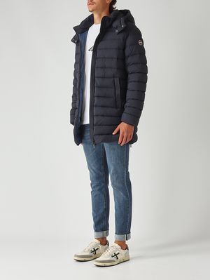 3. Men's down jacket in waterproof fabric Navy