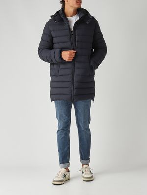 2. Men's down jacket in waterproof fabric Navy