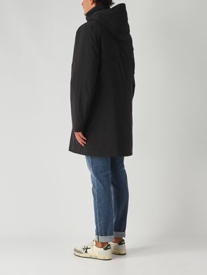 4. Veste homme Thomal Bonded Papped en tissu imperméable Noir