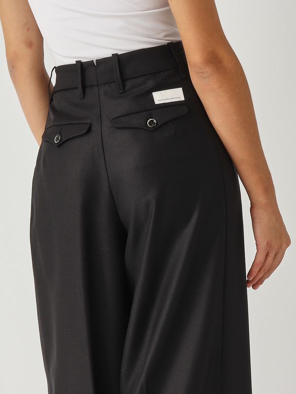 5. Pantalón de mujer Petra de lana y seda Negro Nine in the morning 9fw25pe80