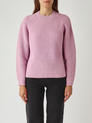 Damenpullover im Woll-Alpaka-Mix Dunkler Lavendel Twinset