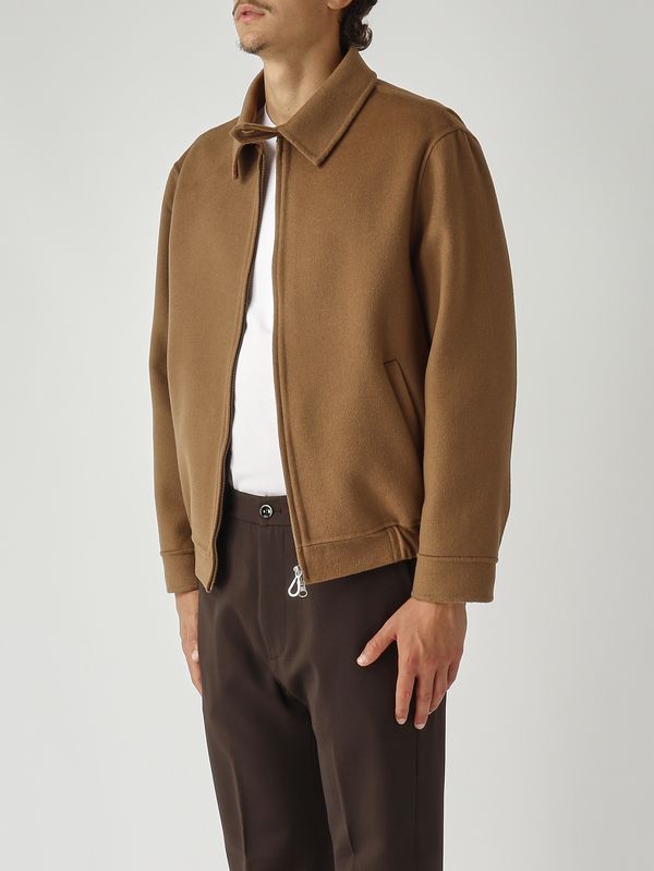 3. Chaqueta de hombre Vieri de mezcla de lana Camello Paltò b51puvierdou