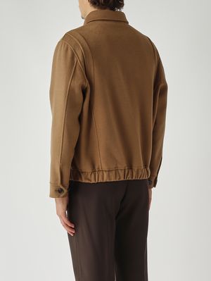 4. Chaqueta de hombre Vieri de mezcla de lana Camello