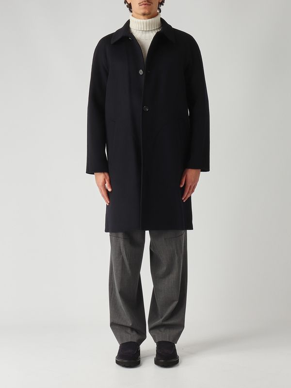Chemise L.L. Bean River Driver Homme - Bleu, Laine Mélangée, Taille L, Col Henley, Occasion