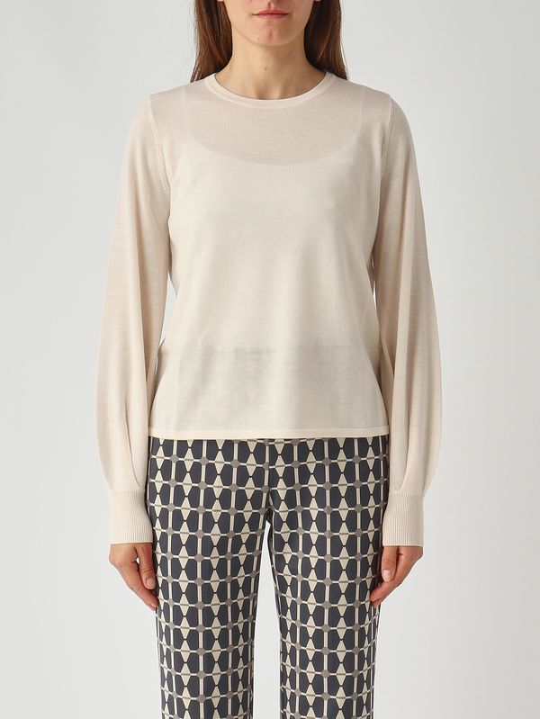 1. Maglia donna in lana Avorio Maliparmi jq510074230