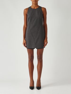 1. Mono de mujer Nayara de mezcla de viscosa elástica Gris Oscuro