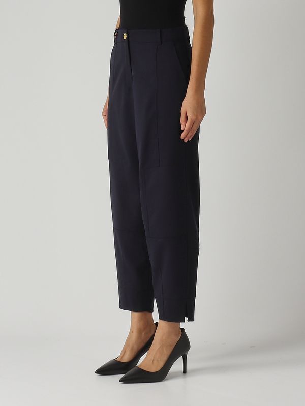 3. Pantalone donna in misto lana Blu Dark Pinko 105533a2sn