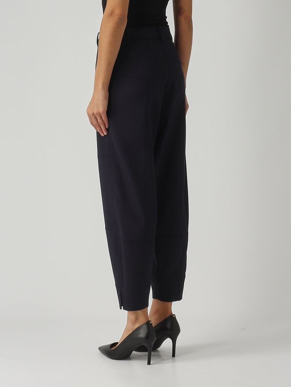 4. Pantalone donna in misto lana Blu Dark Pinko 105533a2sn