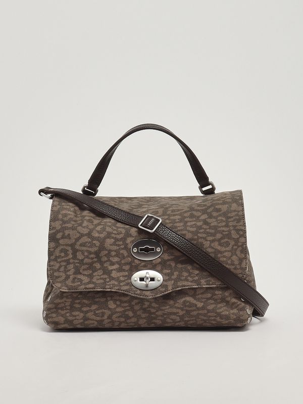 3. Borsa donna Postina Leo S in pelle e canvas Stampa Leopardo Zanellato 0680102110000 s