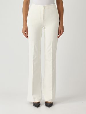 Pantalon Esca en cady extensible pour femme Ivoire Nenette