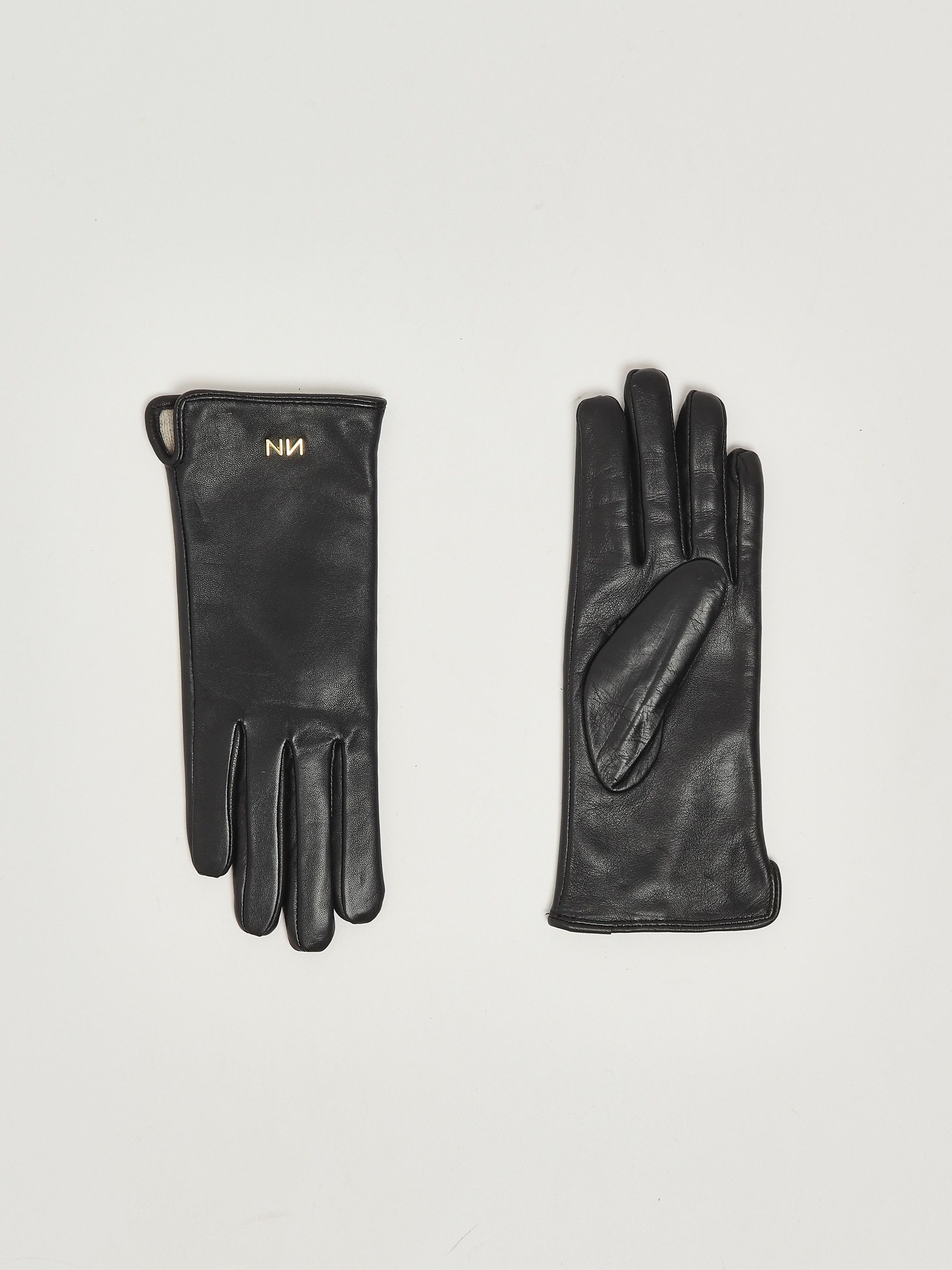 Guantes de mujer de piel zarinabox Negro | Caposerio.com