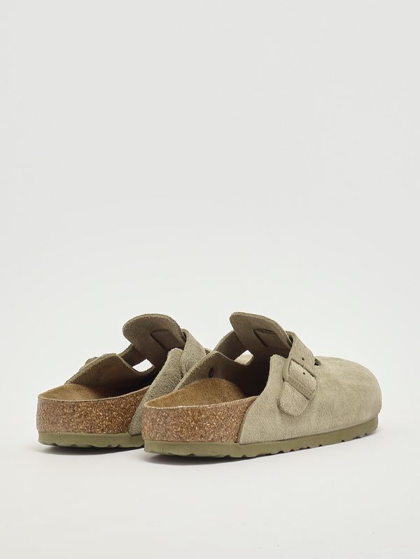 3. Sandalia de mujer Boston de ante Caqui Claro Birkenstock 1025844