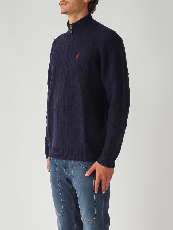 3. Jersey de hombre de lana y cachemir con cuello subido Azul marino Polo Ralph Lauren 710876766