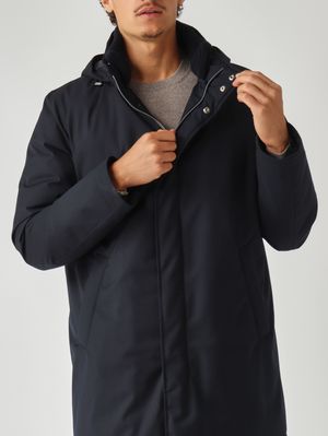 5. Doudoune homme en nylon ultraléger Marine