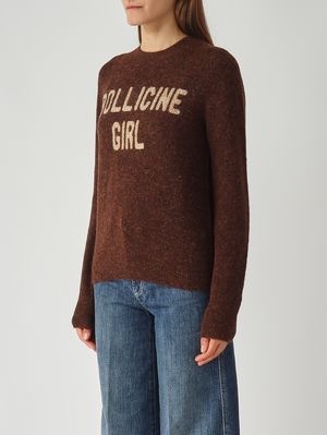 3. Maglia donna in misto lana e alpaca Marrone