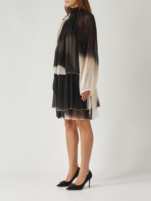 3. Vestido de mujer de viscosa Crema Esfumada
