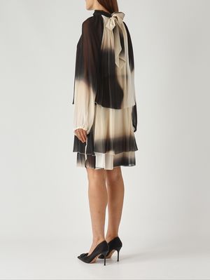 4. Vestido de mujer de viscosa Crema Esfumada