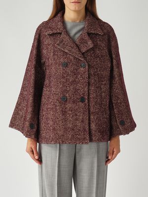 Caban donna doppiopetto in misto lana Vinaccia Violanti