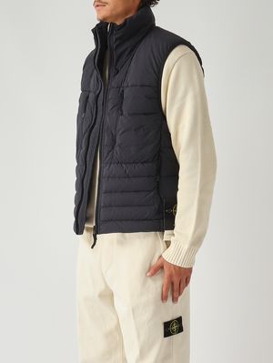 3. Chaleco de hombre de nylon ligero Azul marino