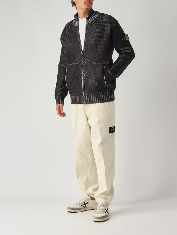 2. Herren-Jogginghose aus Bio-Baumwolle Panama Elfenbein Stone Island k2s153100009s0184