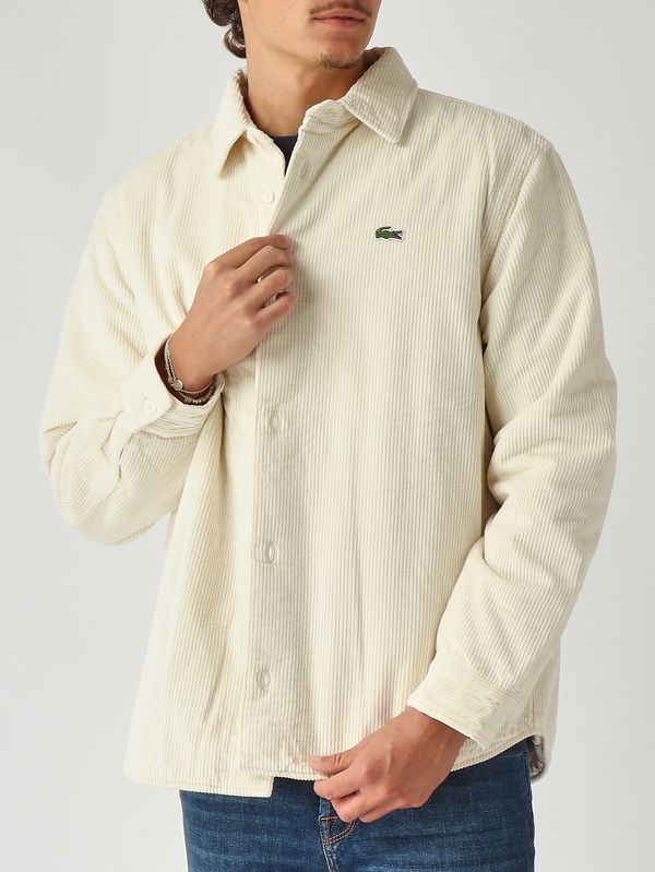 Cromoncent Giacca Casual Con Cappuccio In Velluto A Coste Per Ragazzi – Camicia A Bottoni, Manica Lunga, Bianco/Nero, 4XL