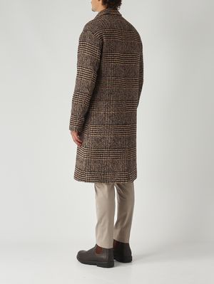 4. Manteau homme en mélange de laine Bleu-Chameau