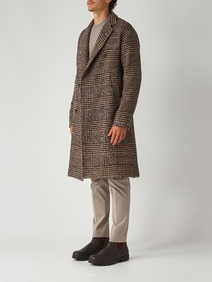 3. Manteau homme en mélange de laine Bleu-Chameau