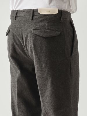 4. BG21 easy-fit stretch cotton weave blend trousers for men Grey