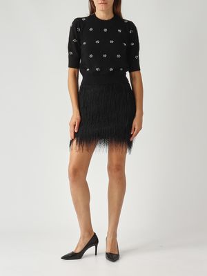 2. Gonna donna con frange Nero