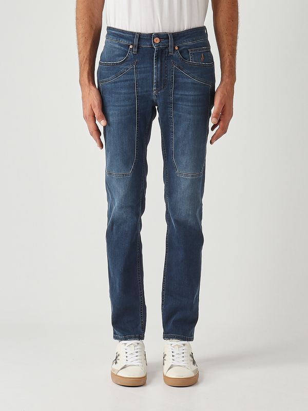 1. James skinny-fit Tri Blend stretch cotton jeans for men Dark Denim Jeckerson ai25juppa100james001