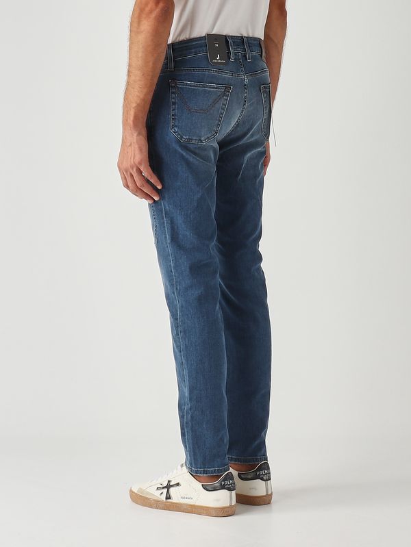 3. James skinny-fit Tri Blend stretch cotton denim jeans for men Medium Denim Jeckerson ai25juppa100james001