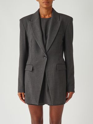 Women's jacket in viscose blend Smoke Grey Pinko
