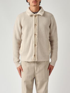 Veste homme en laine Naturel Gran Sasso