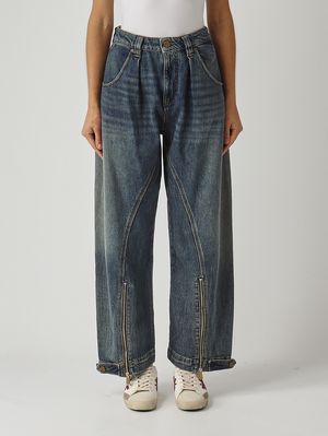 Damenjeans aus Baumwolle Vintage-Denim Pinko