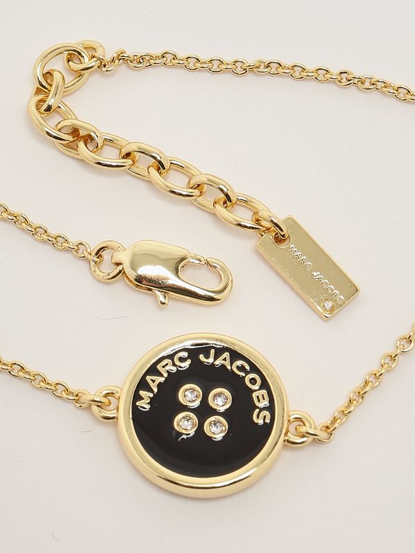 3. Pulsera de mujer Button de metal Oro-Negro Marc Jacobs 2r5jbr001j33