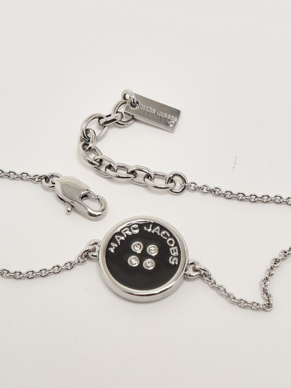 3. Women's Button metal bracelet Silver-Black Marc Jacobs 2r5jbr001j33