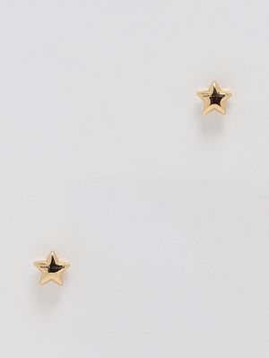 1. Women's Star Balloon metal earrings Gold