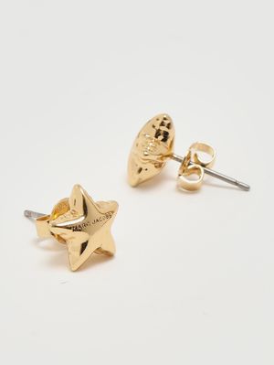 3. Women's Star Balloon metal earrings Gold