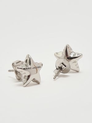 3. Damenohrringe Star Balloon aus Metall Silber