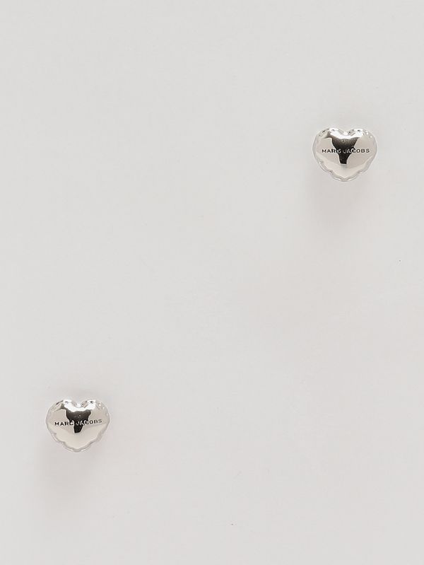 Boucles d'oreilles femme Heart Balloon en métal Argent Marc Jacobs