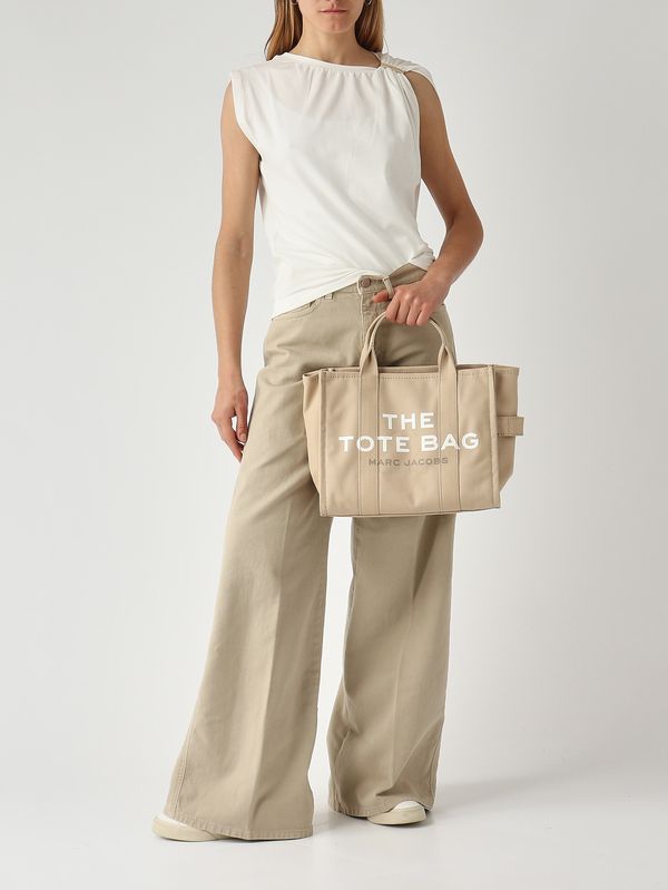 2. Borsa donna The Tote Bag Medium in canvas Beige Marc Jacobs m0016161