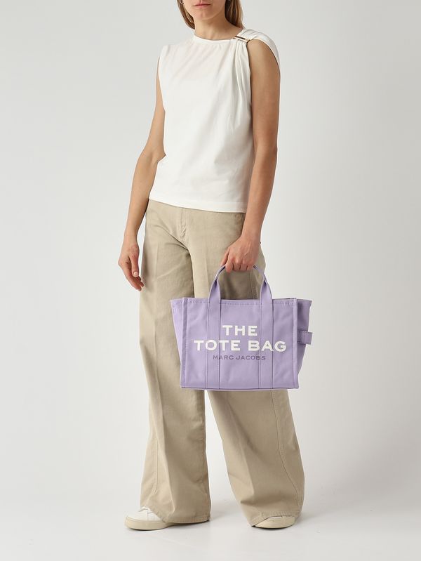 2. Borsa donna The Tote Bag Medium in canvas Lilac Marc Jacobs m0016161